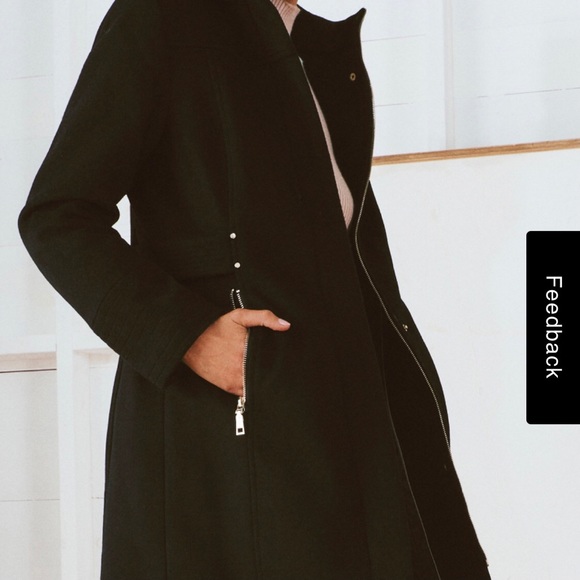 Offers welcome. Vince Camuto hooded zip up coat - Picture 4 of 5